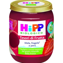 Hipp Tesori di frutta – mel fragola pera 160g –
