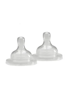 Neo Baby Tettarella collo largo silicone flusso pappa 2 pz