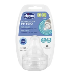 Chicco Tettarella physio – silicone 0m+ flusso lento 2pz