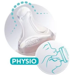 Chicco Tettarella physio – silicone 0m+ flusso lento 2pz