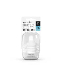 Suavinex Tettarella silicone sx pro flusso lento (s) 2pz