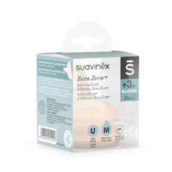 Suavinex Tettarella zero.zero a flusso medio in silicone +3m 2 unità –
