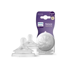 Avent Tettarelle a risposta naturale 6m+ – set di 2 tettarelle senza bpa – philips