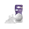 Avent Tettarelle a risposta naturale per liquidi densi 6m+ – set di 2 tettarelle senza bpa – philips
