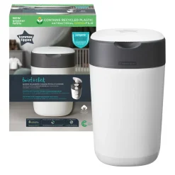 Sangenic Tommee tippee twist and click cestino per pannolini avanzato bianco