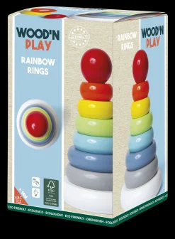 Wood 'n' play Torre arcobaleno – giochi colorati e empatia
