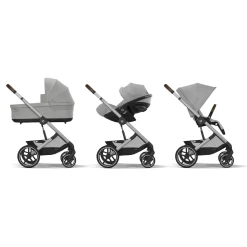 Cybex Trio balios s lux slv stone grey nav cots cloudg pls stone grey+adatt. –