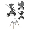 Trio bellagio flexi kory plus black satin+ stand lullaglide