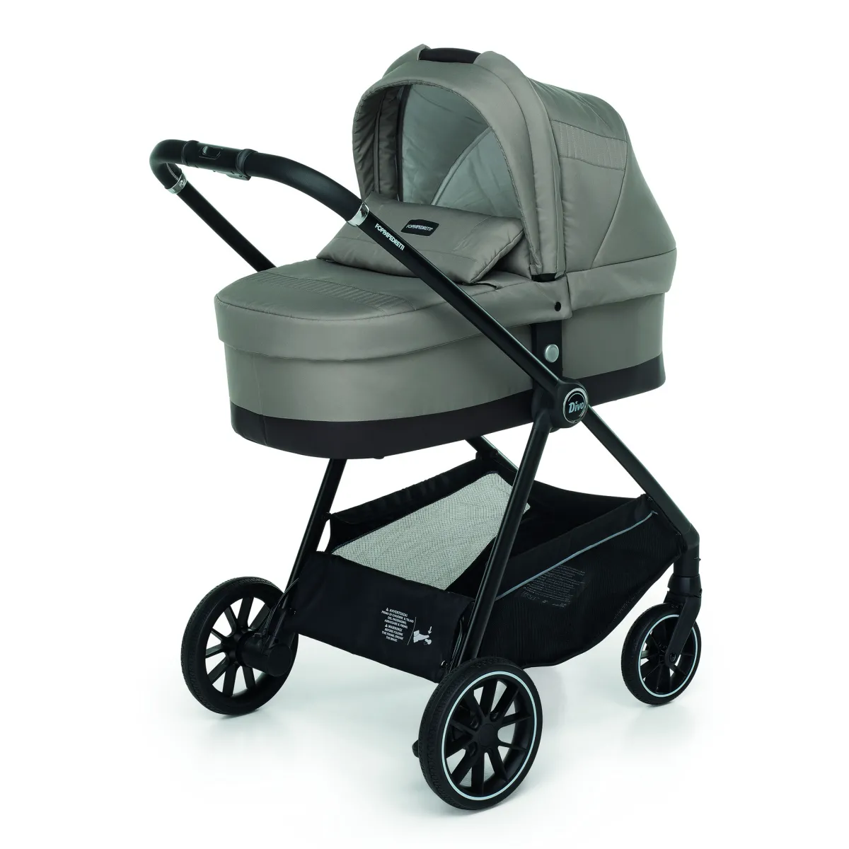 Foppapedretti Trio divo sport + seggiolino rek desert+ adattatore –