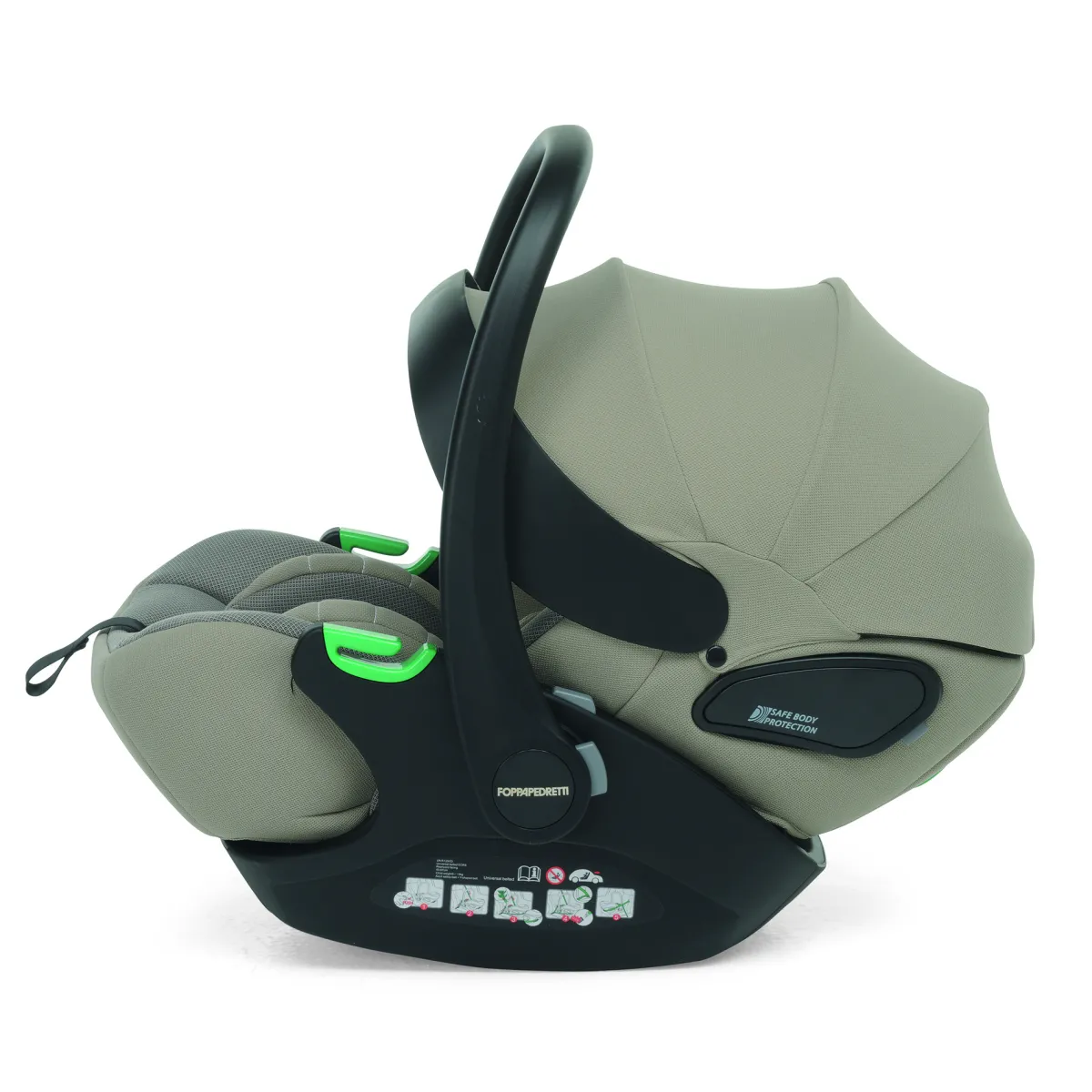 Foppapedretti Trio divo sport + seggiolino rek desert+ adattatore –