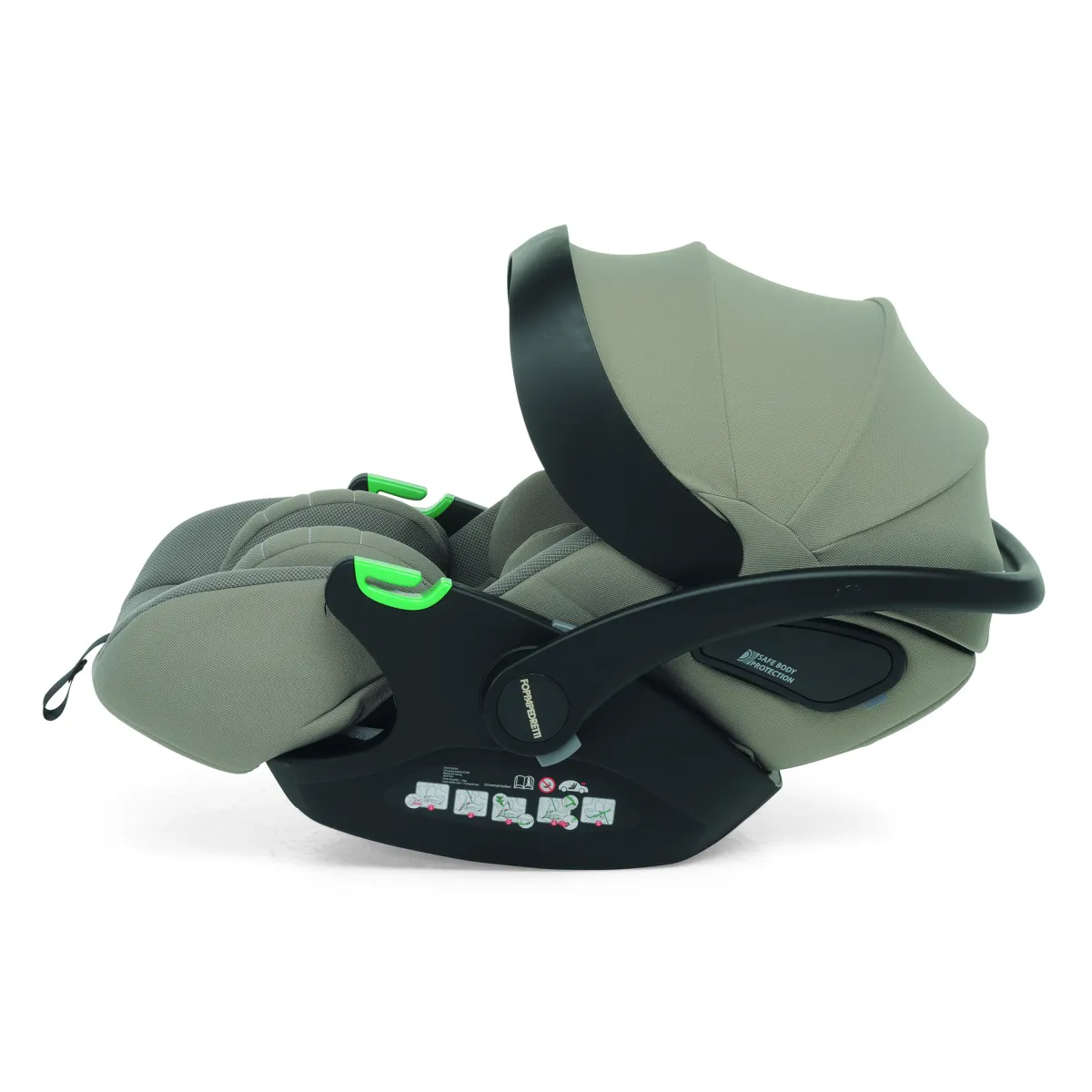 Foppapedretti Trio divo sport + seggiolino rek desert+ adattatore –