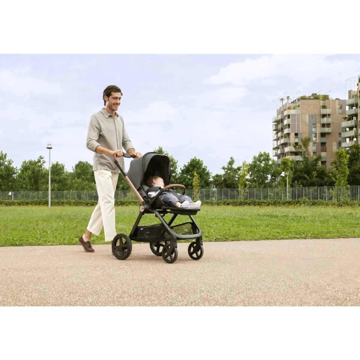 Chicco Trio mysa gran comfort con first seat recline con lullaglide –