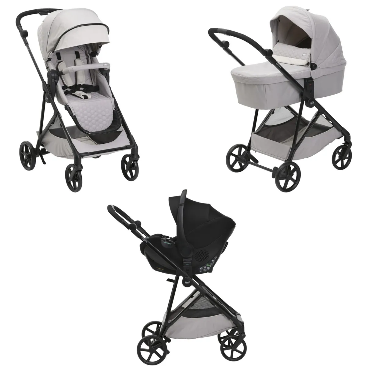 Chicco Trio seety florence beige con kory essential