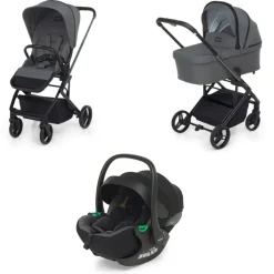 Foppapedretti Trio tictoc stone + seggiolino rek black+ adattatore –