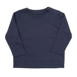 Mawi T-shirt basic manica lunga bimbo scuro