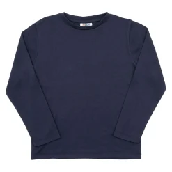 Mawi T-shirt basic manica lunga bimbo scuro