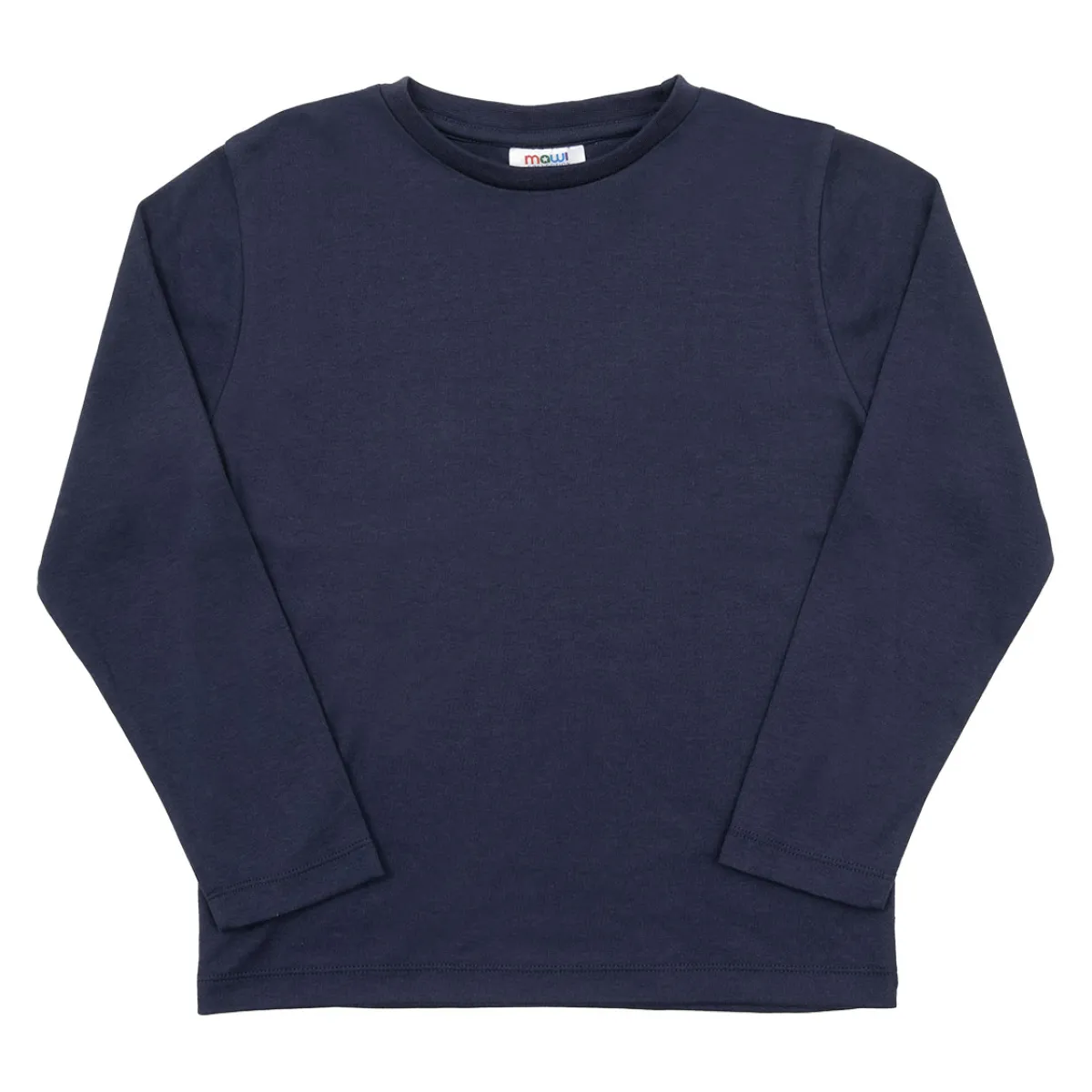 Mawi T-shirt basic manica lunga bimbo scuro