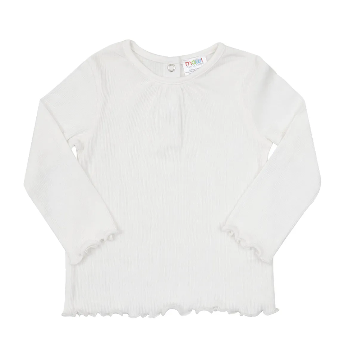 Mawi T-shirt bianca costina bimba