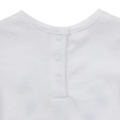 Mawi T-shirt bimba bianca stampata