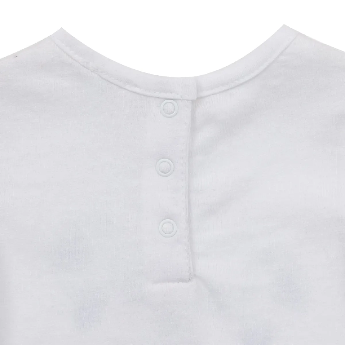 Mawi T-shirt bimba bianca stampata