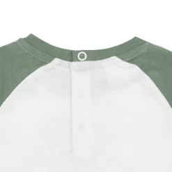 Mawi T-shirt jersey manica lunga bimbo /verde “orsetto”