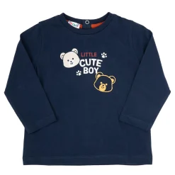 Mawi T-shirt jersey manica lunga bimbo e stampata