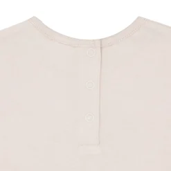 Mawi T-shirt manica lunga bimba bianca stampa gattino