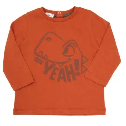 Mawi T-shirt manica lunga bimbo terra stampata