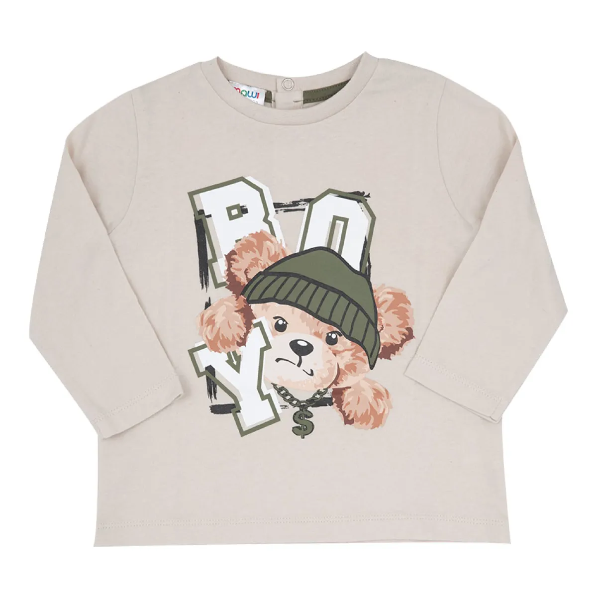 Mawi T-shirt manica lunga bimbo cagnolino