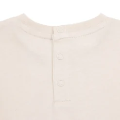 Mawi T-shirt maniche lunghe bimbo panna stampata