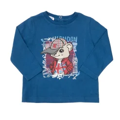 Mawi T-shirt maniche lunghe bimbo stampata