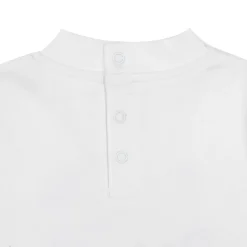 Mawi T-shirt maniche lunghe bimbo panna stampata