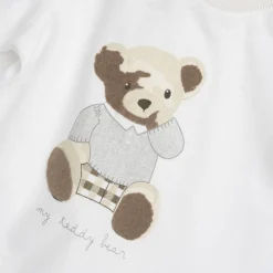 Chicco T.shirt m/l panna con orso –