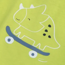 Chicco T.shirt m/l verde fluo st dinosauro –
