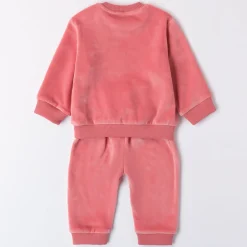 Mignolo Tuta jogging ciniglia rosa