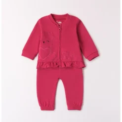 DODIPETTO Tuta jogging due pezzi ciliegia –