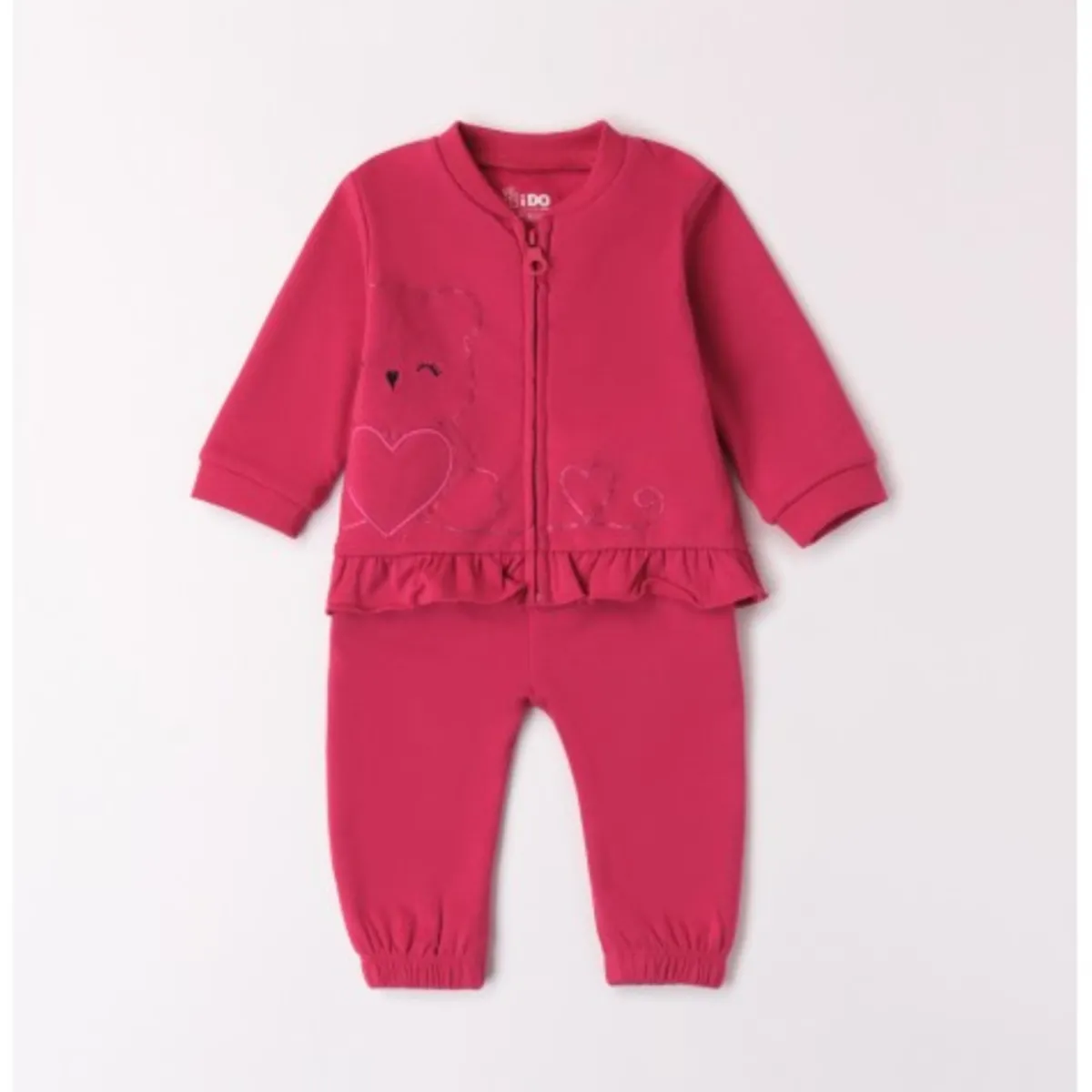 DODIPETTO Tuta jogging due pezzi ciliegia –