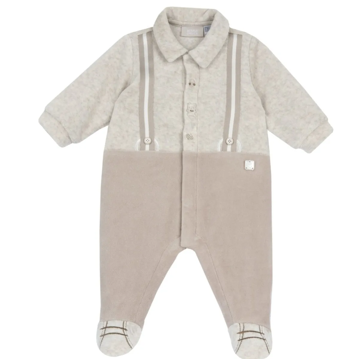 Chicco Tutina aperta davanti in ciniglia –