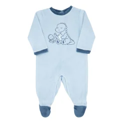 Mawi Tutina ciniglia bimbo azzurro chiaro stampata