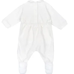 Chicco Tutina con apertura patello con piccoli cigni –