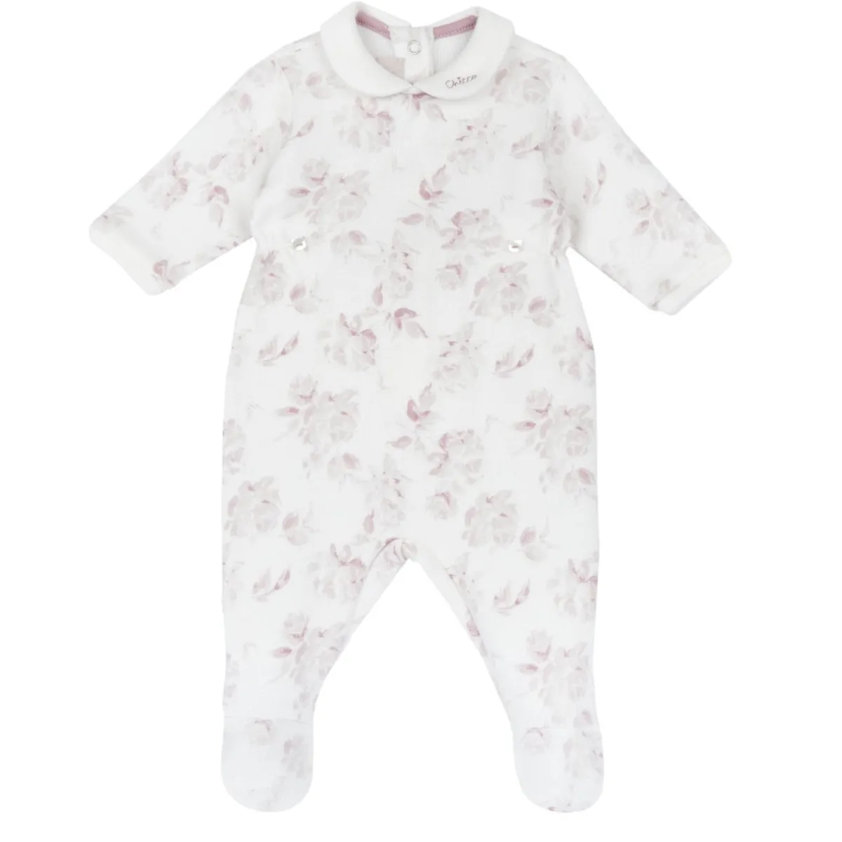 Chicco Tutina con apertura patello con roselline –