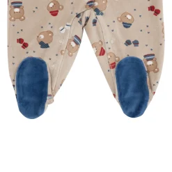 Mawi Tutina da bambino beige “orsetti” apertura frontale