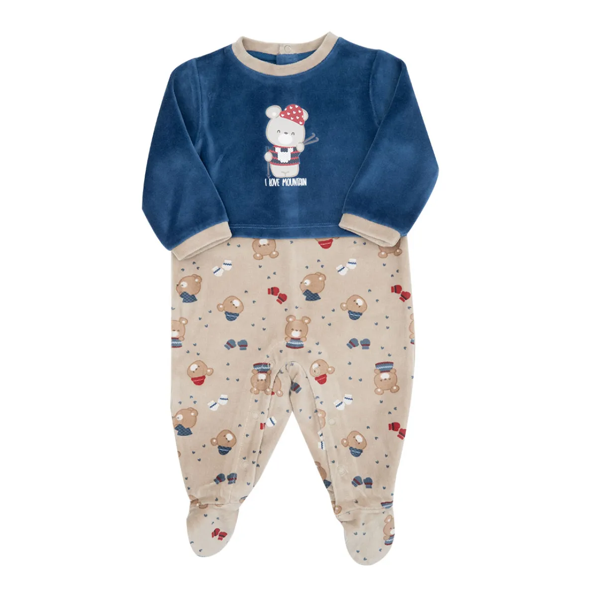 Mawi Tutina da bambino bicolor e/marrone stampata