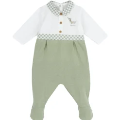 Chicco Tutina in cotone leggero, con apertura sulla schiena ideale per primavera e autunno