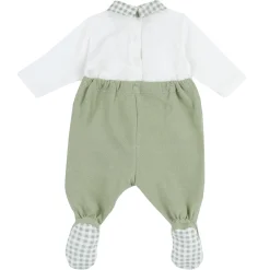 Chicco Tutina in cotone leggero, con apertura sulla schiena ideale per primavera e autunno