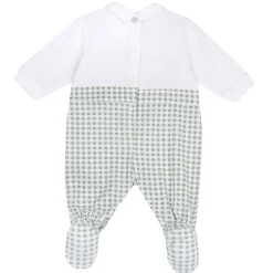 Chicco Tutina in cotone leggero, ideale per primavera e autunno con apertura sulla schiena e entrogamba