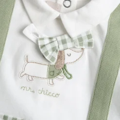 Chicco Tutina in cotone leggero, ideale per primavera e autunno con apertura sulla schiena e entrogamba