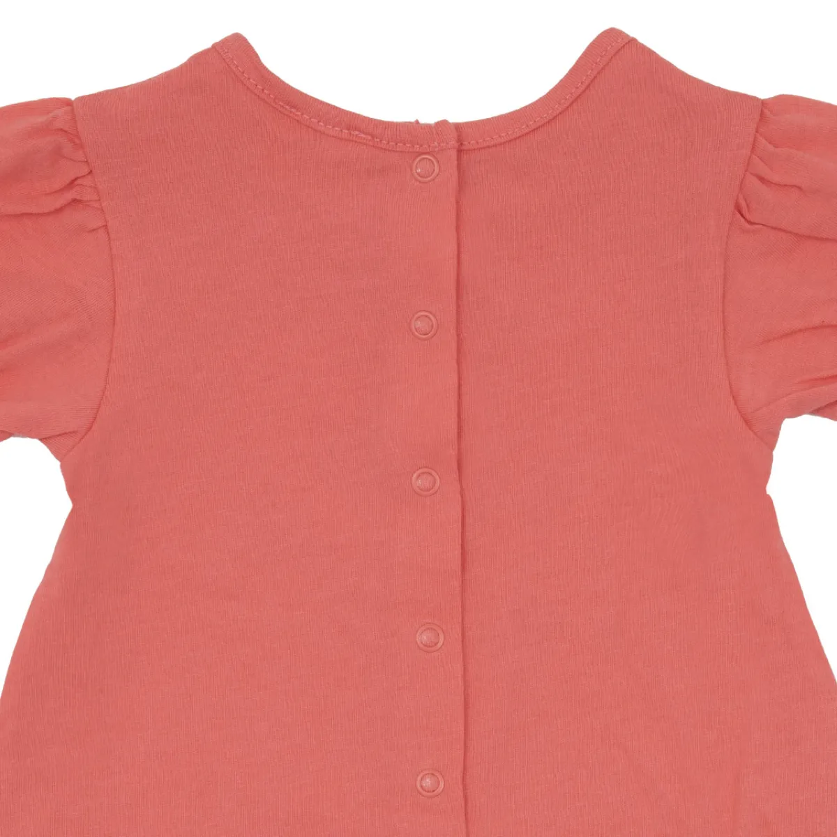 Mawi Tutina mezza manica pagliaccetto bimba corallo