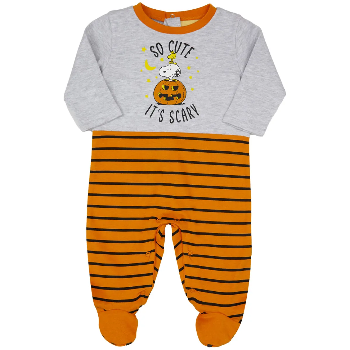 Jbrand Tutine gamba lunga halloween snoopy pantalone rigato