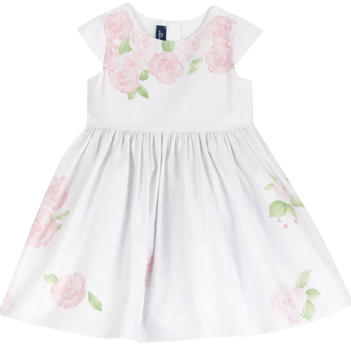 Chicco Vestito a maniche corte elegante, in cotone